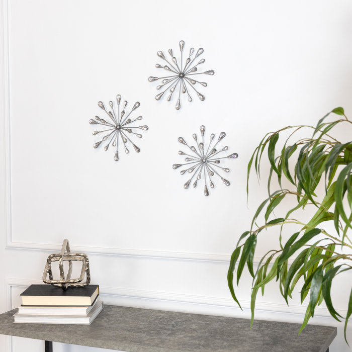 Mercer41 3 Piece Acrylic Burst Wall Décor Set & Reviews Wayfair